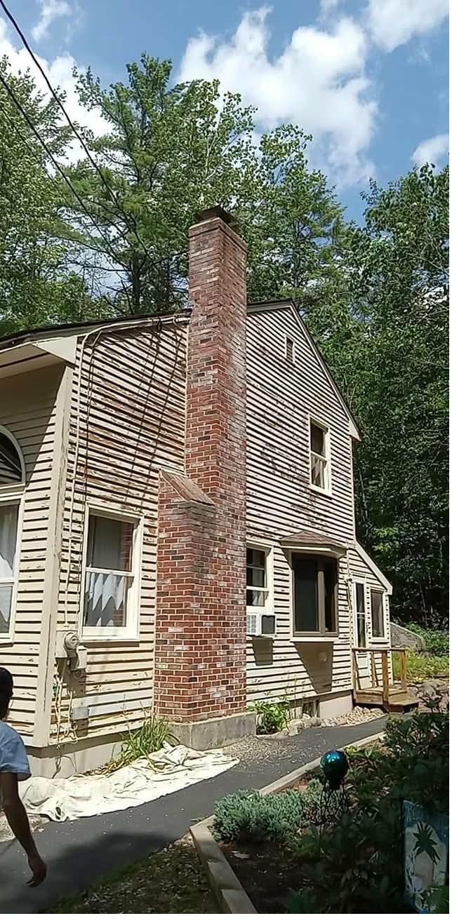 House before painting