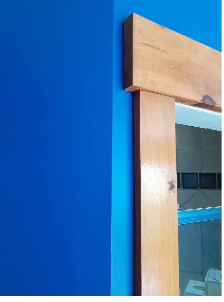 Exterior painting detail and trim work