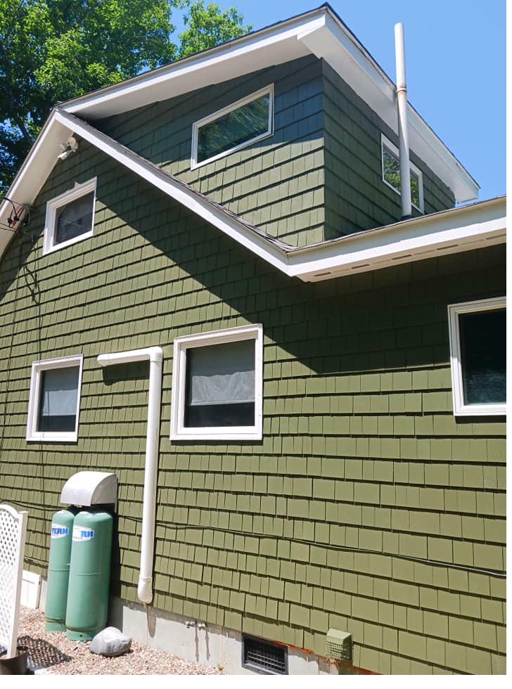 Home exterior painting in Greater Houlton area