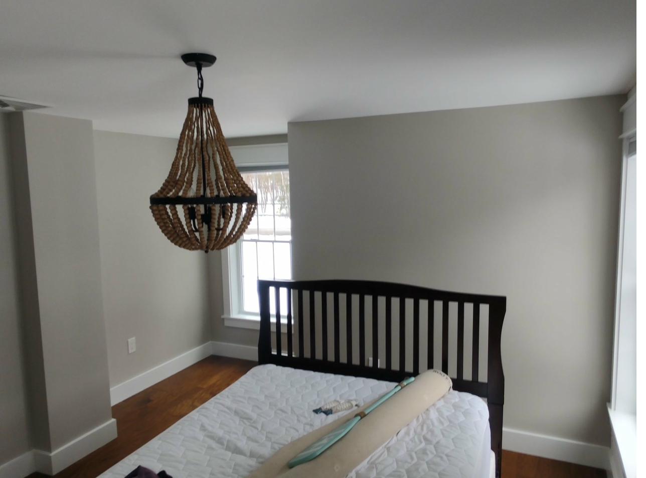 Completed residential painting project in Maine