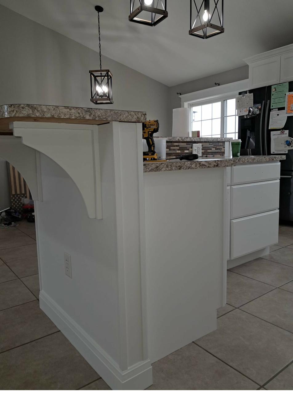 Exterior house painting project