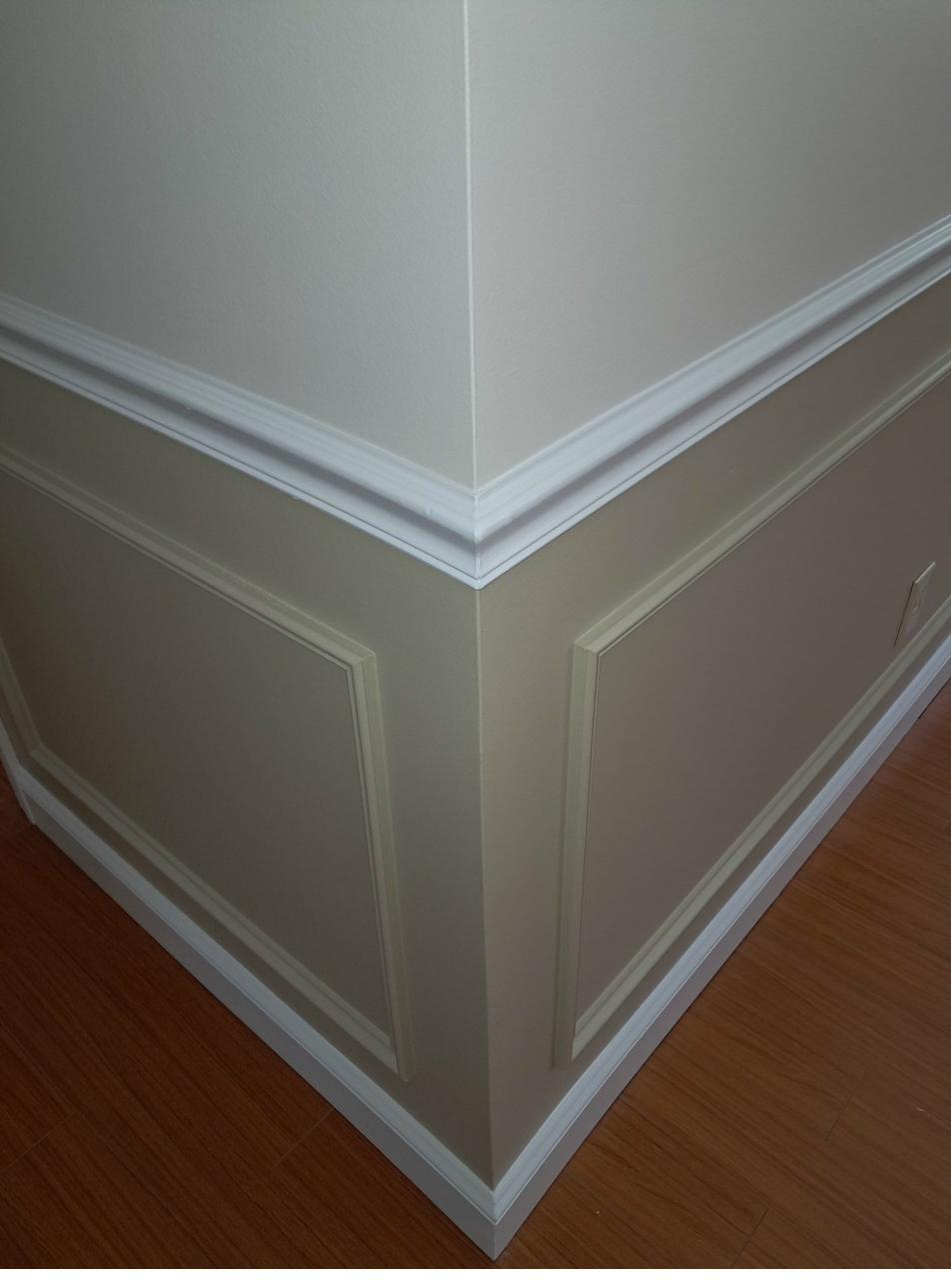 Painting detail and trim work