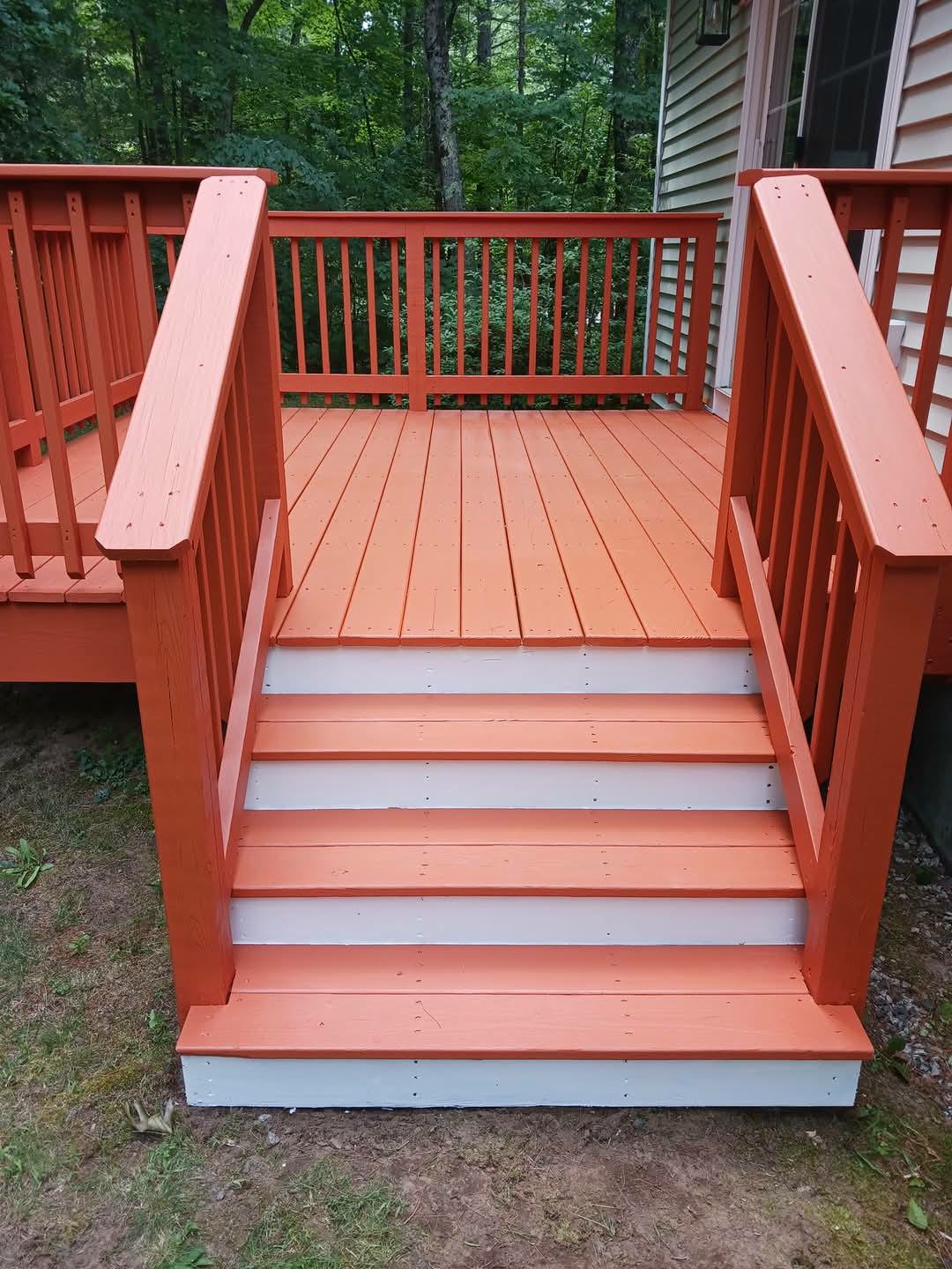 House with blue trim exterior painting