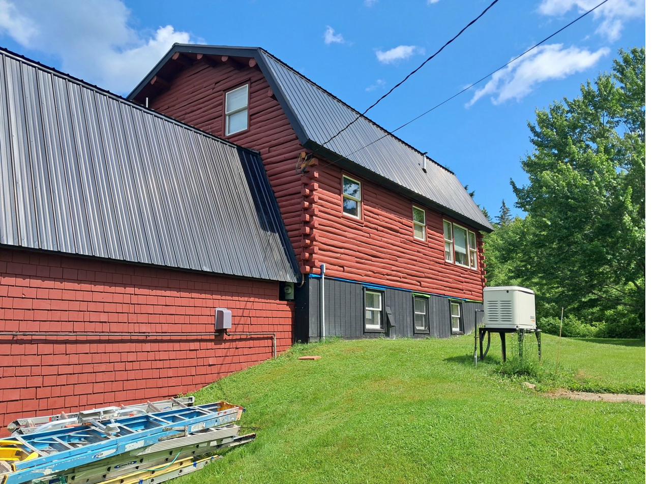 Yellow house exterior painting