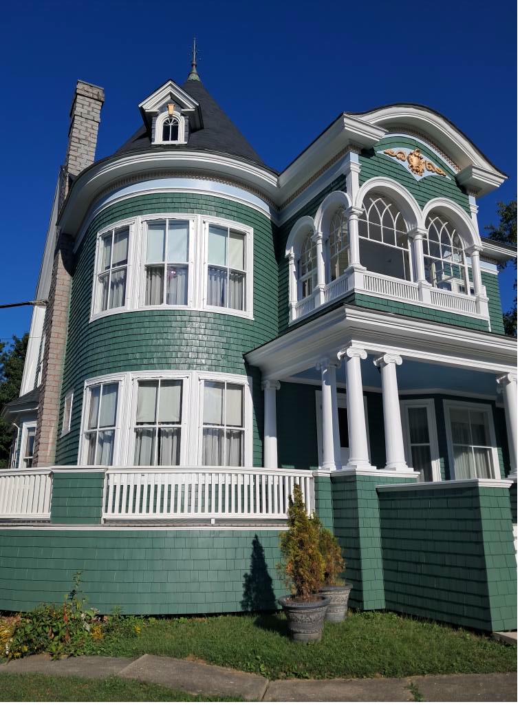 Porch and columns painting and restoration