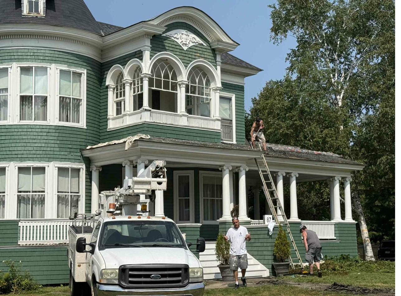 Freedom Painting crew at work on exterior project